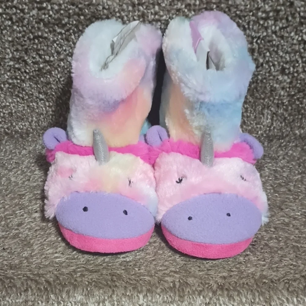 Totes Black and Pink Star Pattern Sole - Picture 1 of 4